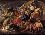 Nicolas Poussin Helios and Phaeton with Saturn and the Four Seasons oil painting on canvas